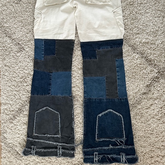 NWT Jaded London Patchwork Jeans Size 24 - Picture 8 of 9